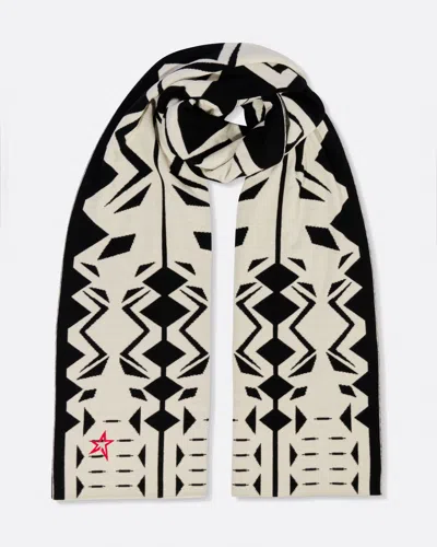 Perfect Moment Geo Print Merino Wool Scarf Onesize In Geo-print