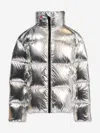 Perfect Moment Nuuk Puffer Down Jacket Y8 In Silver