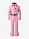Perfect Moment Girls Star Ski Suit In Pink