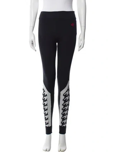 Pre-owned Perfect Moment Graphic Print Leggings Pants W/ Tags In Blue
