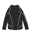 Perfect Moment Half-zip Thermal Top In Black