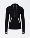 Perfect Moment Hayley Merino Wool Hoodie S In Black