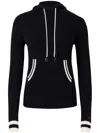 Perfect Moment Hayley Merino Wool Hoodie S In Schwarz