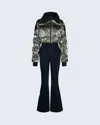 PERFECT MOMENT HELEN SKI SUIT IN SILVER FOIL