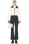 Perfect Moment Womens Snow White Helen High-neck Straight-leg Shell-down Ski Suit In Snow White