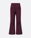 Perfect Moment High Waist Aurora Flare Pant Y14 In Burgundy