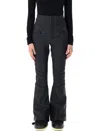 Perfect Moment Aurora High-rise Nylon Flared Ski Pants In Black