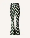 Perfect Moment High-waist Aurora Flare Ski Pant Xl In Green