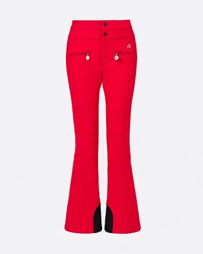 Perfect Moment High-waist Aurora Flare Ski Pant Xl In Red