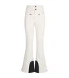 Perfect Moment Womens Aurora High-rise Flared Softshell Ski Trousers Snow White Xs In White