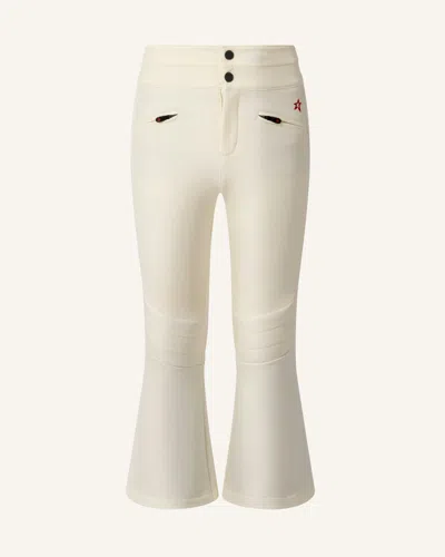 Perfect Moment High-waist Aurora Flare Ski Pant Y6 In Snow-white