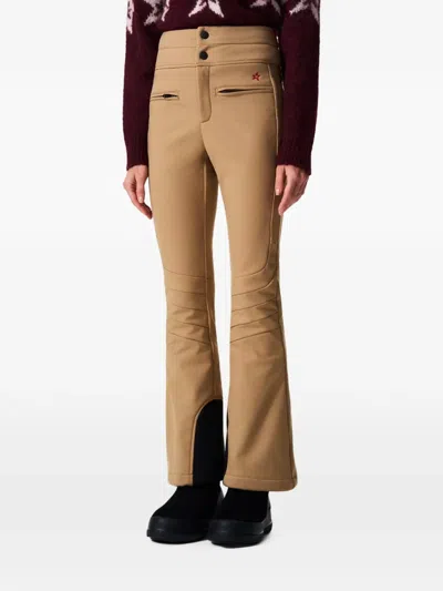 Perfect Moment High-waist Aurora Flare Ski Pants In Brown