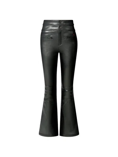 Perfect Moment High-waisted Aurora Flared Ski Trousers In Black