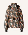 Perfect Moment Houndstooth Candice Down Parka Jacket Xl