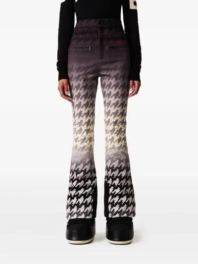 Perfect Moment High-waist Aurora Flare Ski Pant Xl In Animal Print