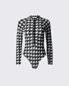 Perfect Moment Houndstooth Long Sleeve Spring Suit Xl