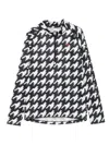 Perfect Moment Houndstooth-print Top In Multi