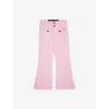 Perfect Moment Water-resistant Aurora Flared Ski Trousers In Pink