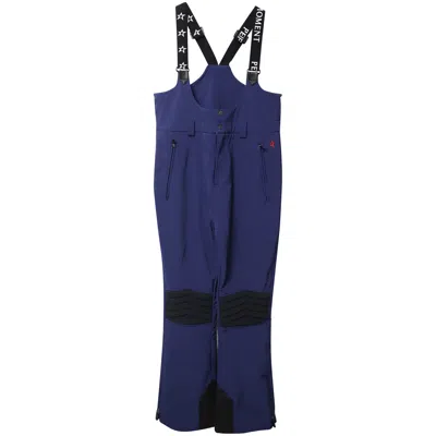 Perfect Moment Isola Racing Fitted Ski Salopettes In Blue Polyester