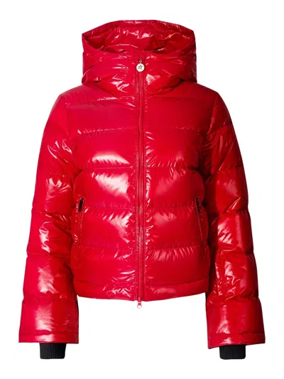 Perfect Moment Polar Flare Down Ski Jacket In Purple