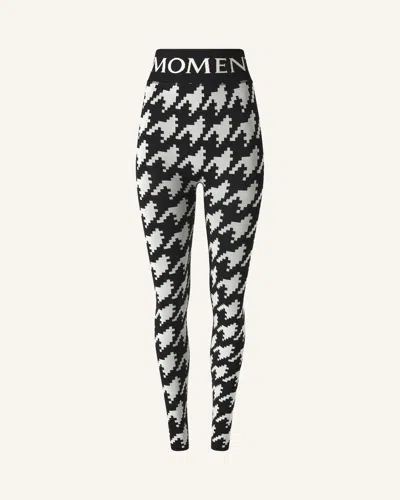 Perfect Moment Jacquard Base Layer Legging S In Black
