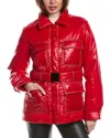Perfect Moment Jade Shirt Jacket In Red