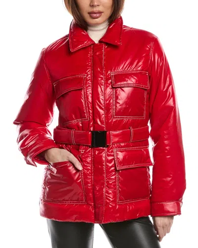 Perfect Moment Jade Shirt Jacket In Red