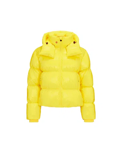Perfect Moment January Duvet Ski Jakcet In Yellow