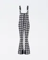 Perfect Moment Blackwhite Houndstooth Pattern All-in-one In Black-white-houndstooth-print