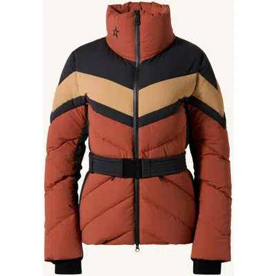 Perfect Moment Jg Down Ski Jacket In Brown