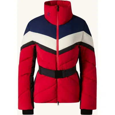 Perfect Moment Jg Down Ski Jacket In Red