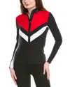 Perfect Moment Jg Thermal Half-zip Top S In Red