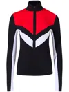 Perfect Moment Jg Thermal Half-zip Top S In Black