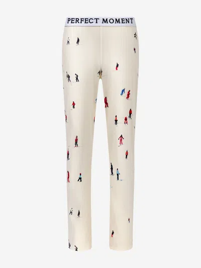 PERFECT MOMENT PERFECT MOMENT KIDS DEDE SKI PRINT THERMAL LEGGINGS