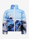 Perfect Moment Kids Nuuk Down Puffer Jacket In Blue