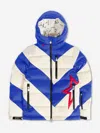 Perfect Moment Kids Super Mojo Down Puffer Jacket In Blue