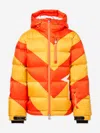 Perfect Moment Kids Super Mojo Down Puffer Jacket In Yellow
