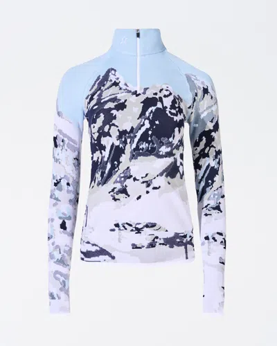 Perfect Moment Women's Jg Thermal Half-zip Top, Landscape, Xs