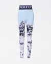Perfect Moment Landscape Print Jacquard Legging Xs In Landscape