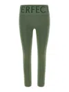 Perfect Moment Women Green Perfect Thermal Leggings, Xs Luxury Activewear For Women Darveys In Green