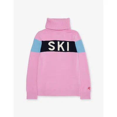 PERFECT MOMENT LILAC CHIFFON SKI TURTLENECK WOOL JUMPER 6-14