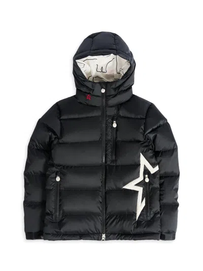 Perfect Moment Little Kid's & Kid's Super Mojo Puffer Jacket In Black