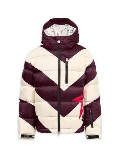 Perfect Moment Little Kid's & Kid's Super Mojo Striped Puffer Jacket
