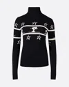 Perfect Moment Little Skier Sweater Turtleneck In Black