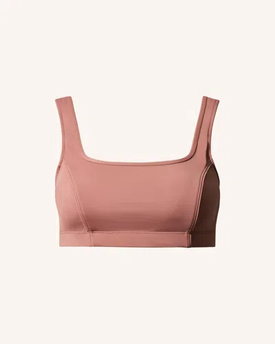Perfect Moment Logo Bra Top In Pink