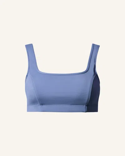 Perfect Moment Logo Bra Top S In Cloud-blue