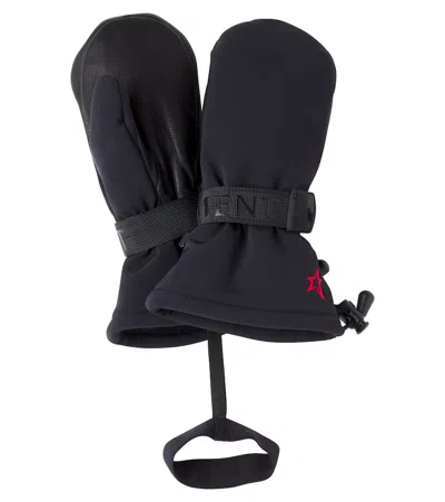Perfect Moment Kids' Logo Ski Gloves In Black