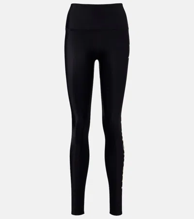 Perfect Moment Logo Technical Leggings In Black