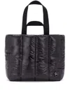 Perfect Moment Padded Tote Bag In 黑色