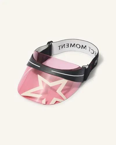 Perfect Moment Logo Visor Onesize In Pink